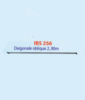 Diagonale oblique 2.90m: IBS 256