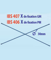 X de fixation GM: IBS 406