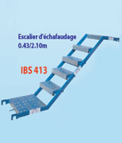 Escalier d'chafaudage: IBS 413